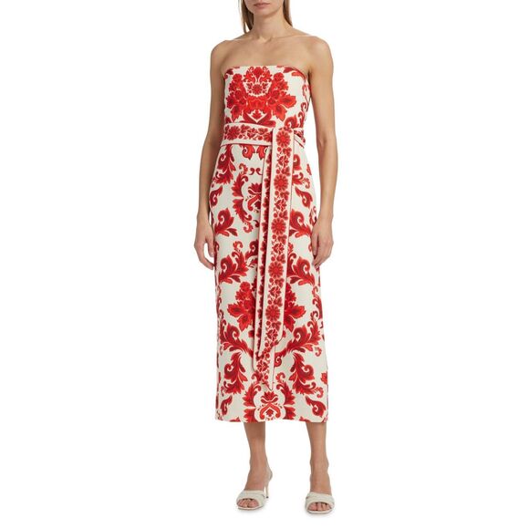 NWT Cara Cara Newcastle Stretch Crepe Maxi Dress Size US0 $695 - Picture 5 of 12
